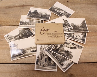 Vintage Raphael Tuck  & Sons Ltd. - 12 Real Photographs - Eton No. 75