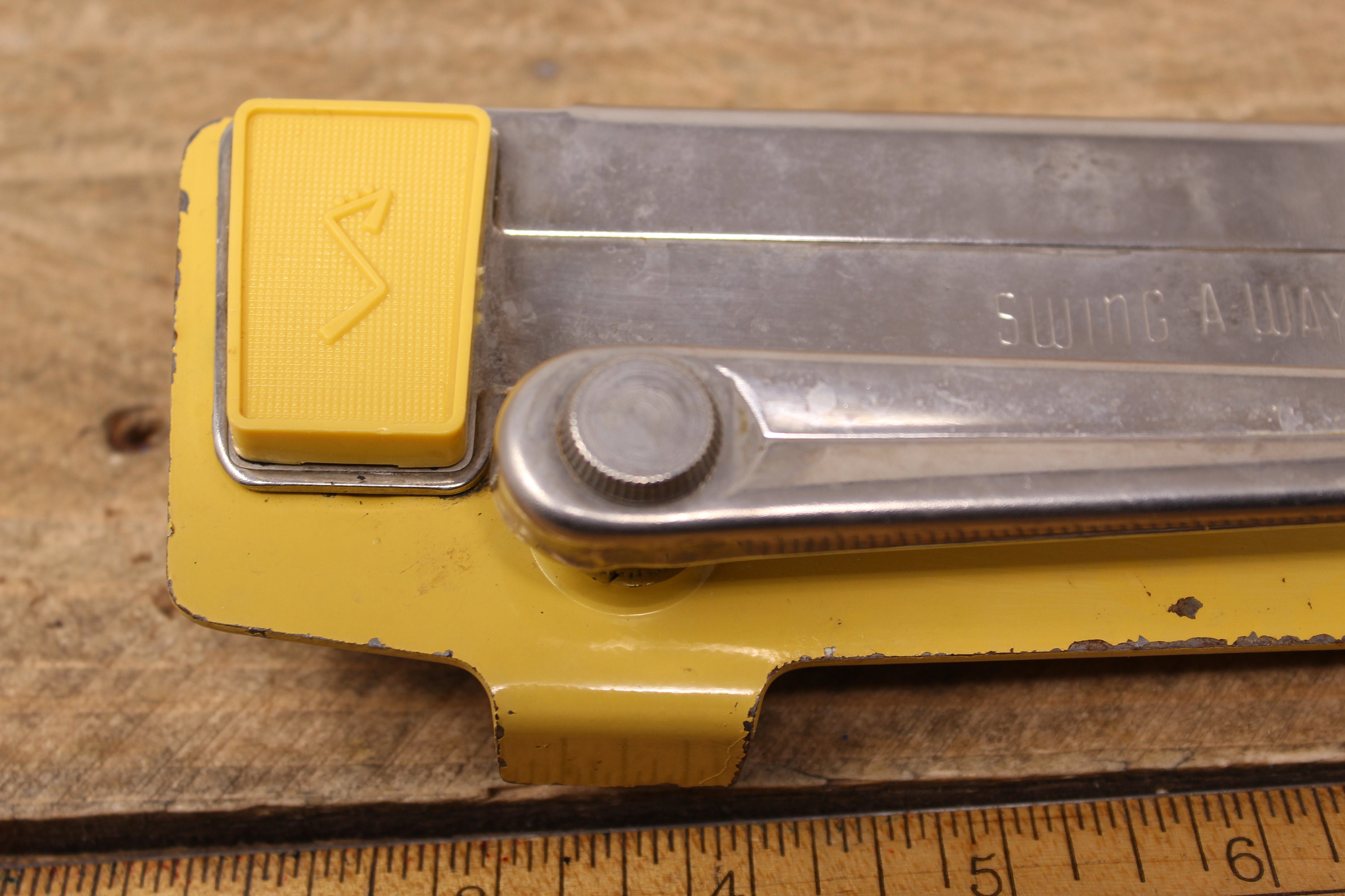 Classic Vintage 1960s Mustard Yellow Swing-a-way Can Opener