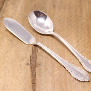 Remembrance 1948 - 1847 Rogers Bros. - Butter Knife & Sugar Spoon