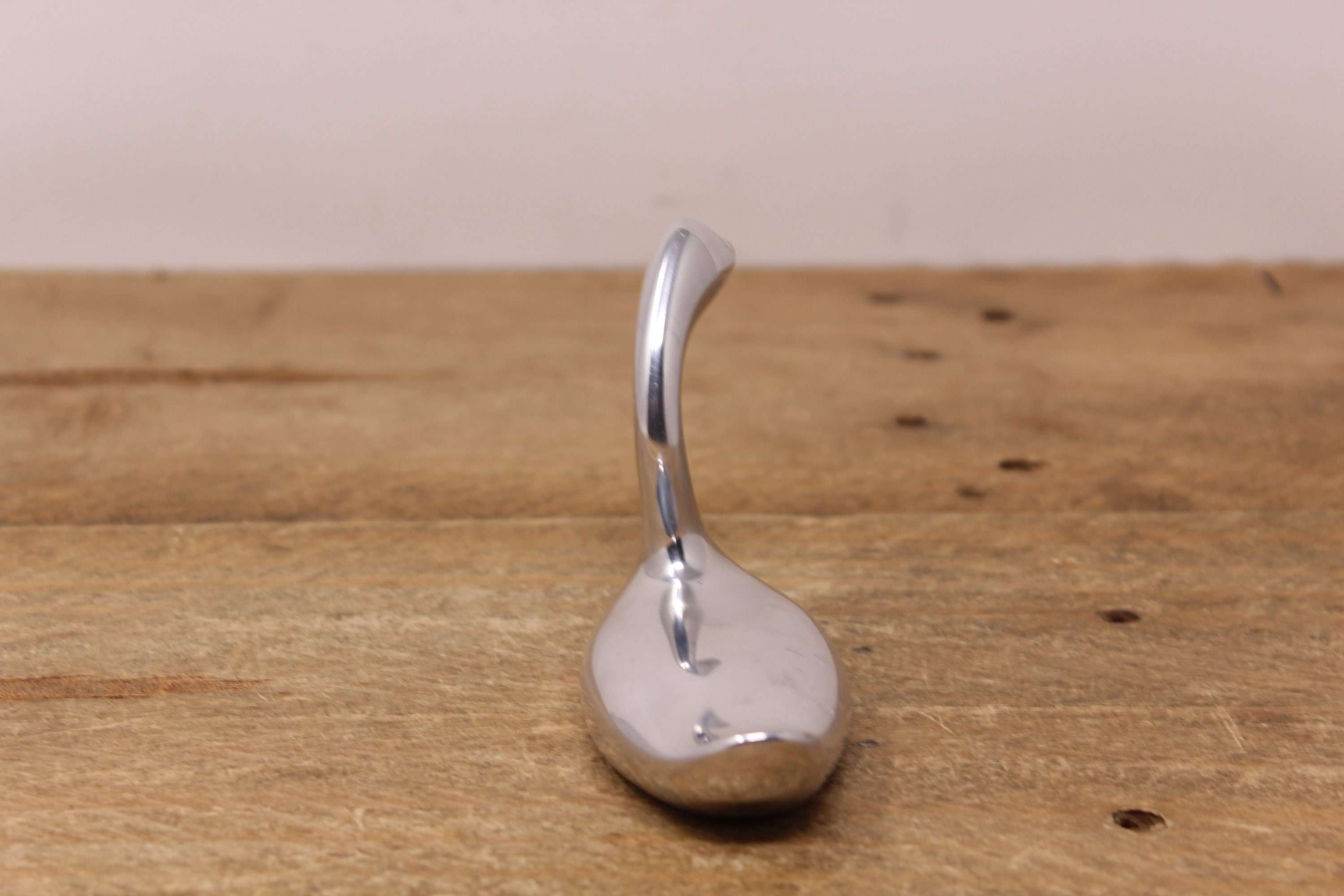 Vintage Hoselton Aluminum Swan Sculpture – Signed Canadian Art
