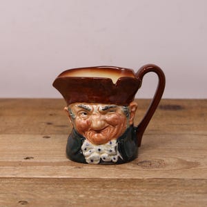 Vintage Royal Doulton “Old Charley” 3 1/8&quot; Mini Toby Mug  / Jug - Rd. No. 787515