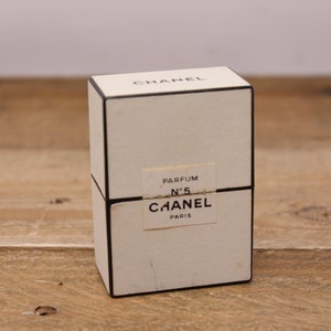 Vintage Chanel No. 5 - Empty Perfume Bottle with Box
