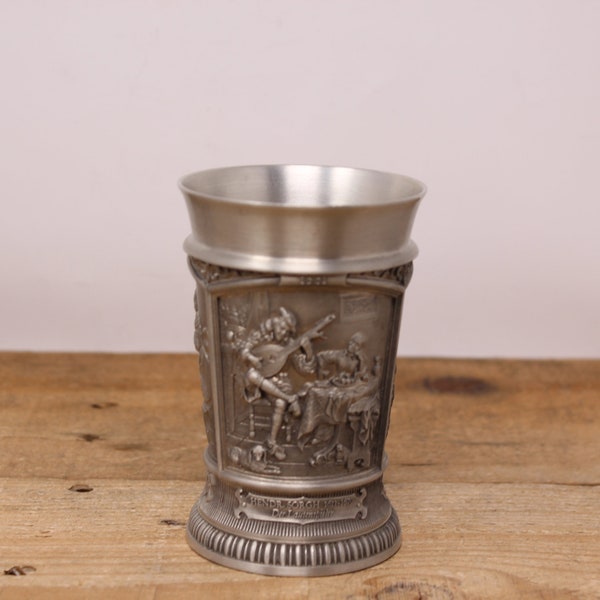 Vintage WMF Zinn - Dutch Masters - Pewter Cup / Beaker / Tumbler