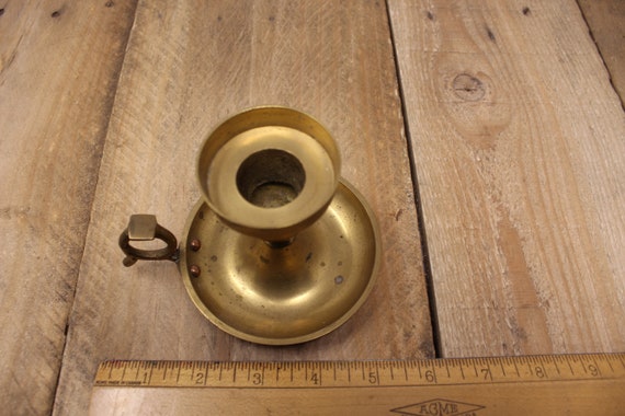 Loop Polished Brass Candelabra