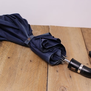 Vintage Christian Dior - Collapsible Umbrella - Navy