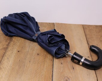 Vintage Christian Dior - Collapsible Umbrella - Navy