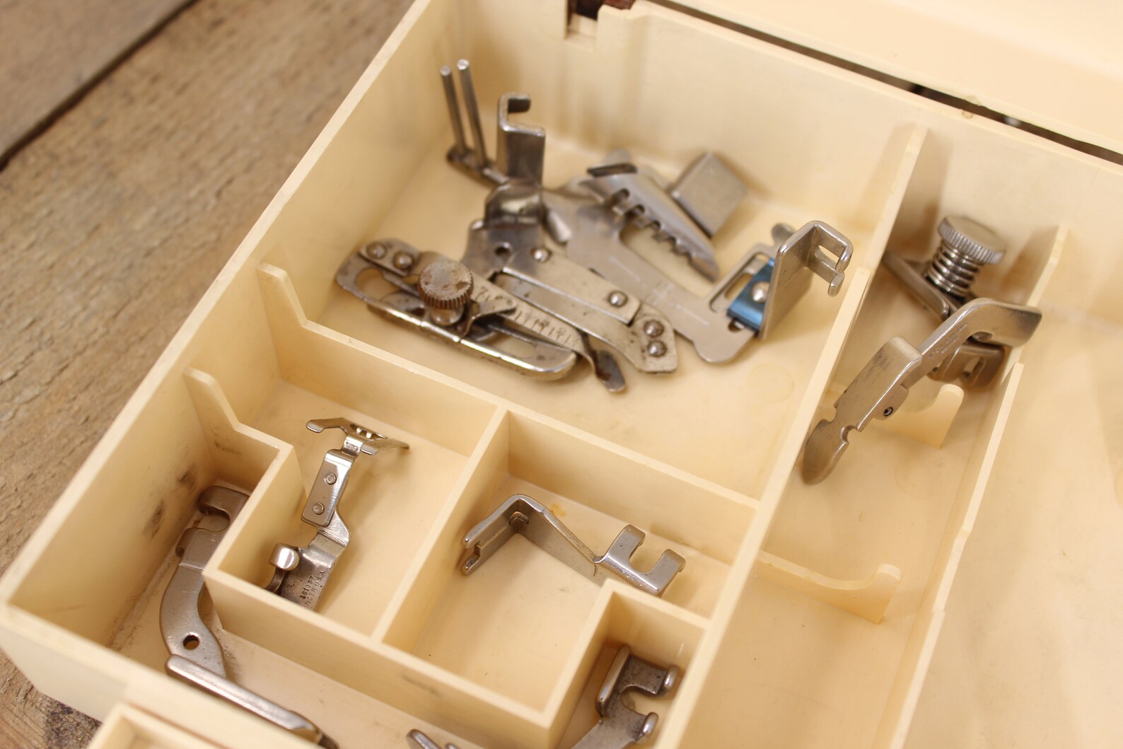 1957 Singer Sewing Machine Accessory Box Full of Parts and Etsy