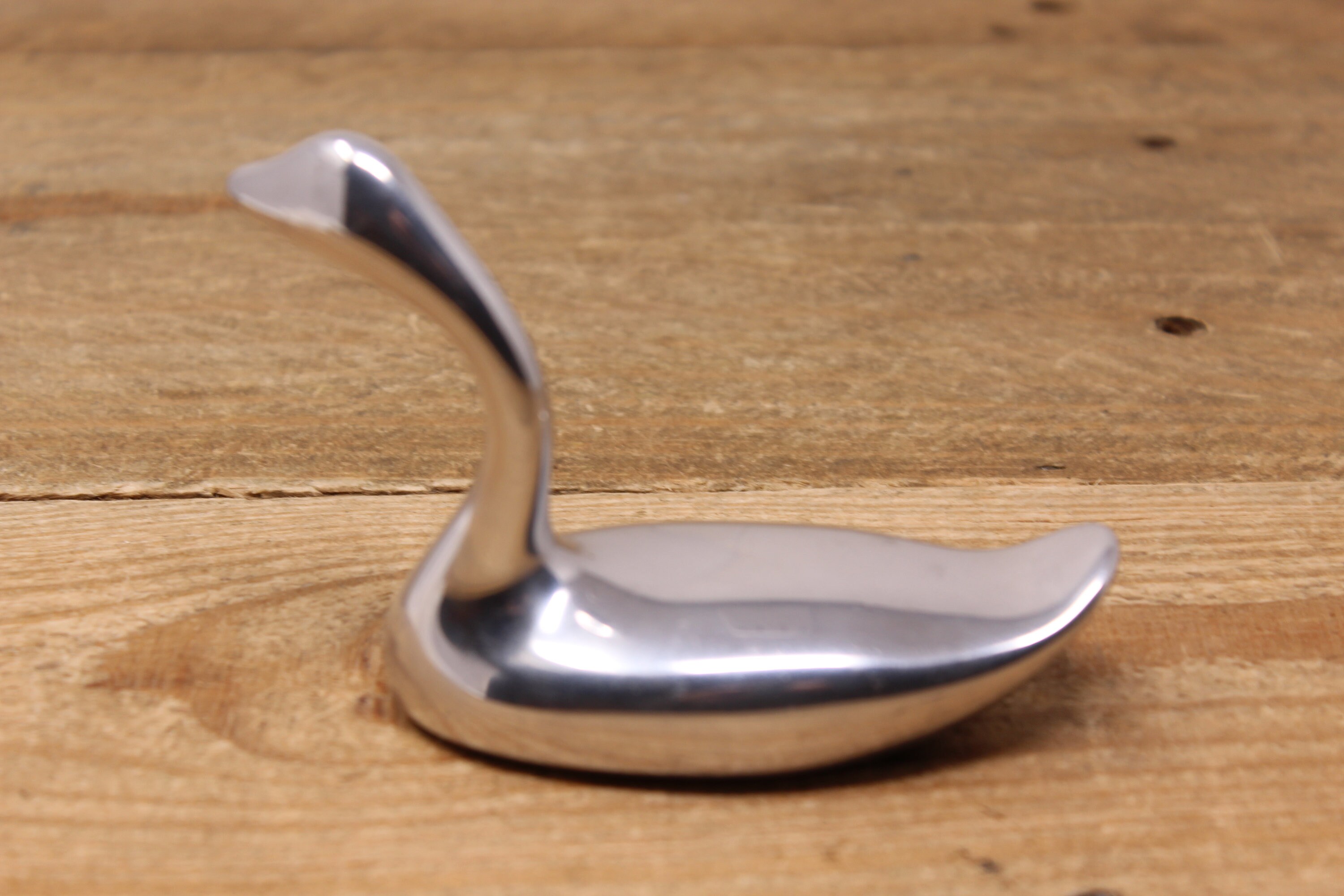 Buy Vintage Aluminum Hoselton Swan / Goose Sculpture — Hand Signed