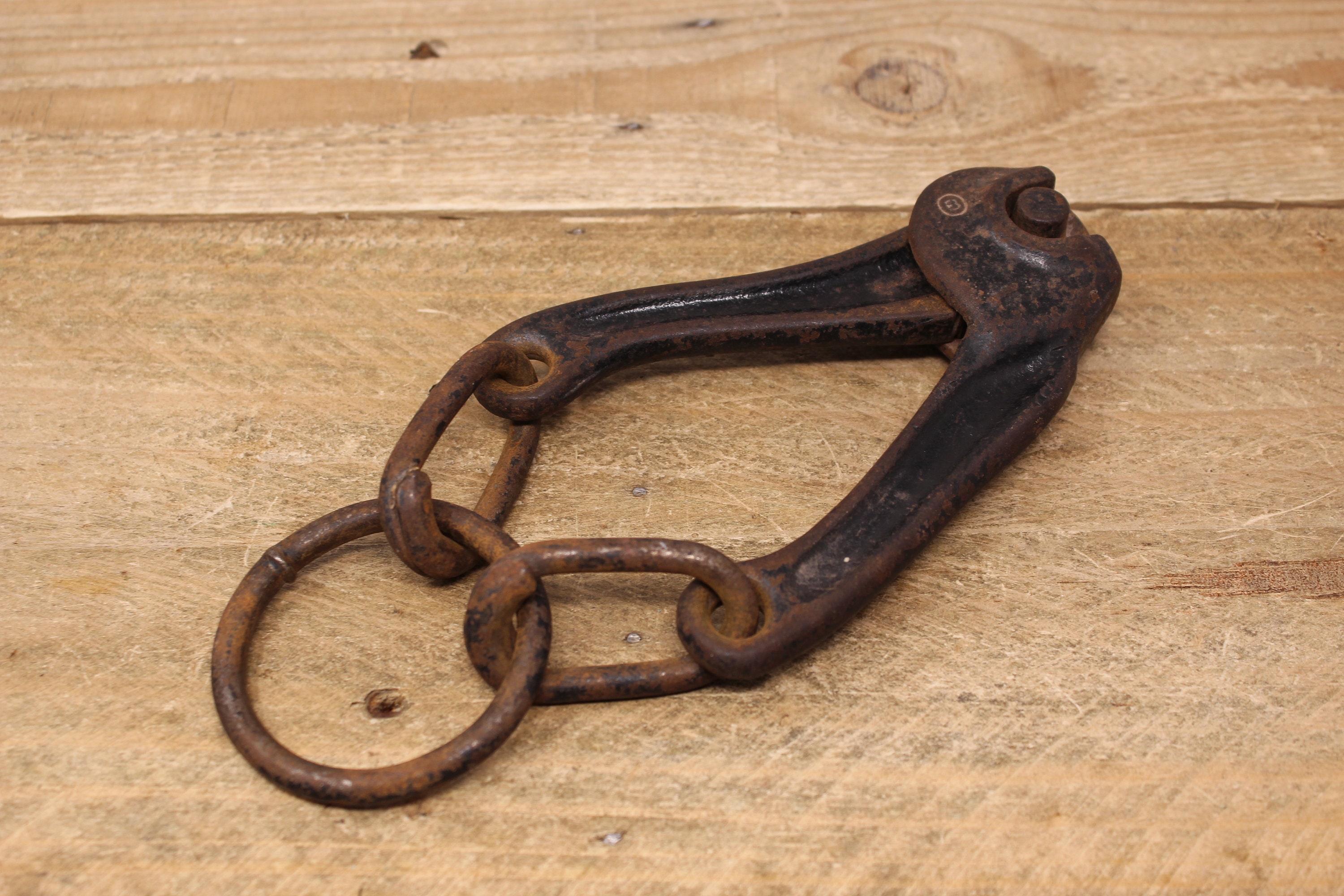 Antique barbed on sale wire fence stretcher