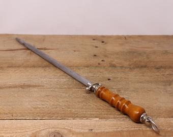 Vintage 18.25 " Butcher's Sharpening Steel - Chrom Vanadium - Solingen - Germany
