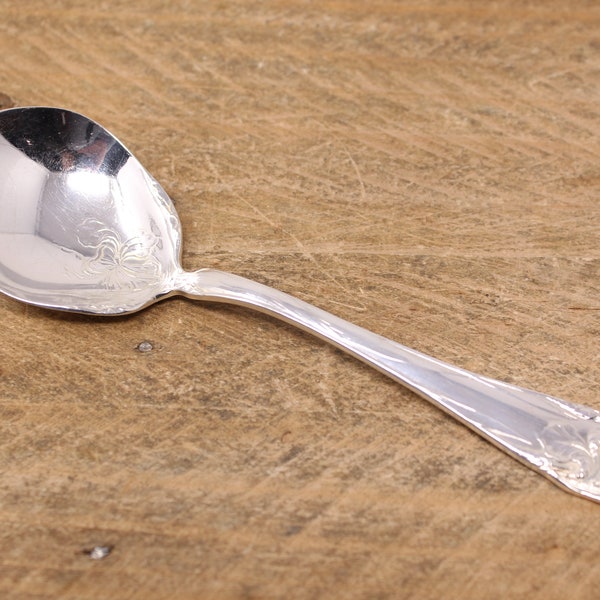 Antique Flower de Luce / Fleur de Luce 1906 - Community Silver - Sugar Spoon