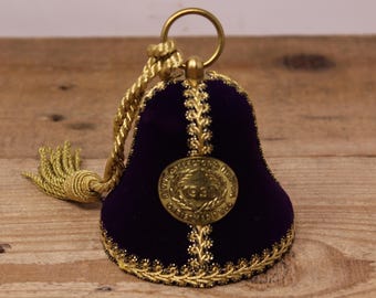 Vintage Reuge Musical Christmas Bell - Switzerland - Iris Gloria