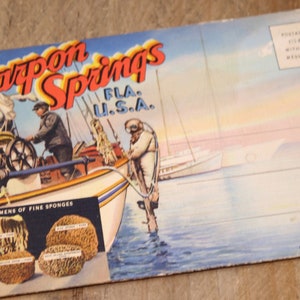 Tarpon Springs - Floride U.S.A. — Pochette pour cartes postales souvenir - D-3918