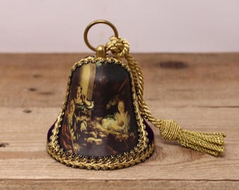 Vintage Reuge Musical Christmas Bell - Switzerland - Iris Gloria