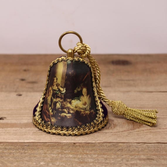 Vintage Reuge Musical Christmas Bell - Switzerland - Iris Gloria