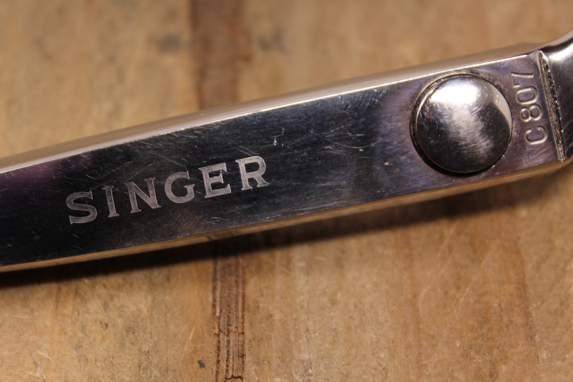 Vintage Singer C807 Heavy Duty 9 Stainless Pinking Etsy