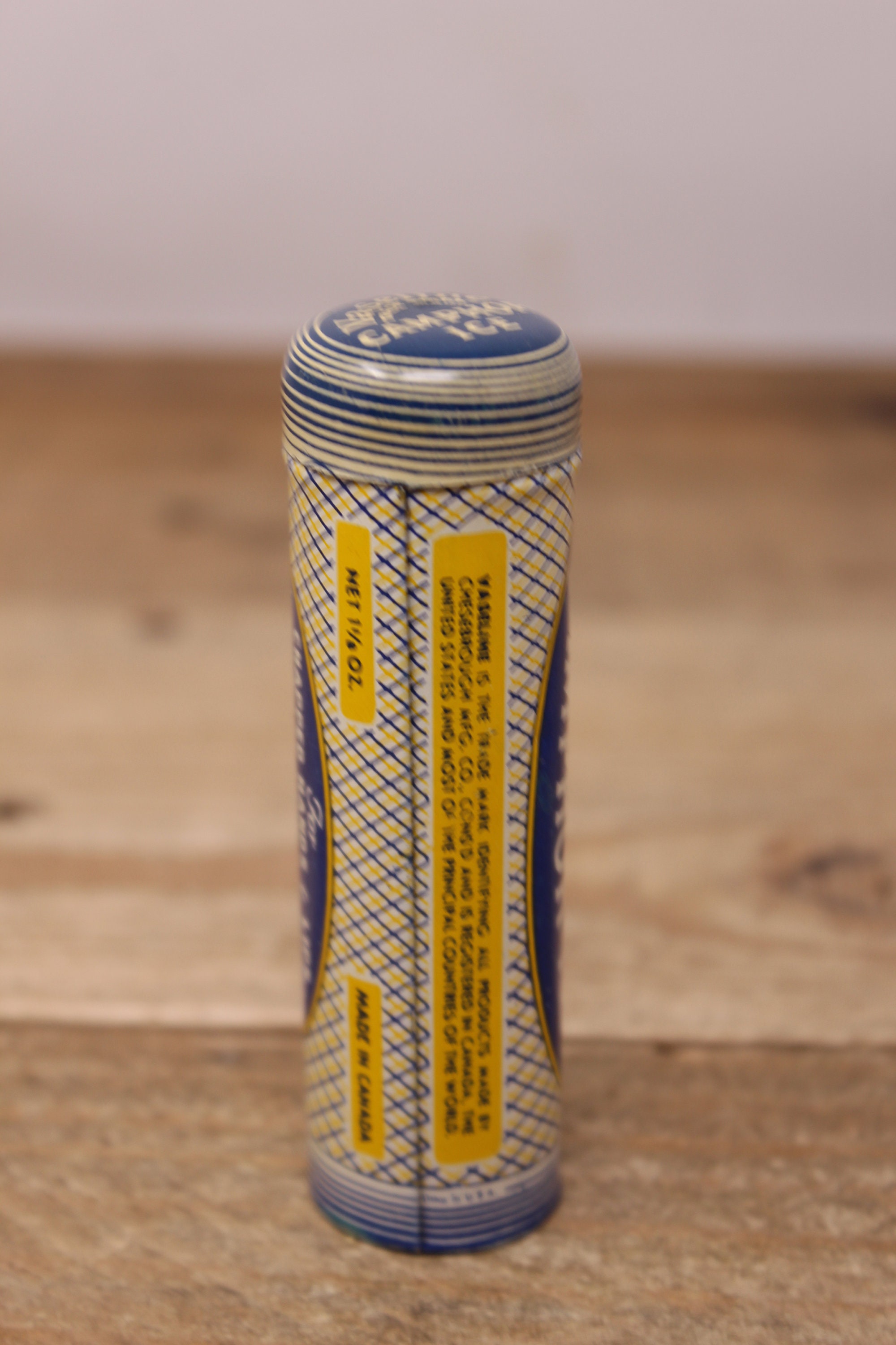 Antique Vaseline Camphor Ice - Metal Medicinal Tube, Made in Canada ...