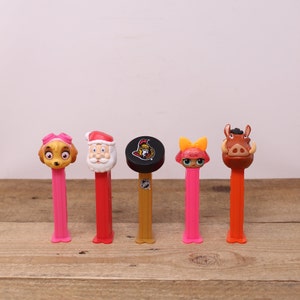 5 Pez Dispensers