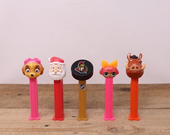 5 Pez Dispensers