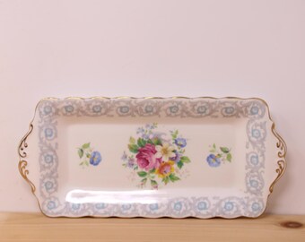 Vintage Royal Albert Lady Carlyle Rectangular Sandwich Tray (11 3