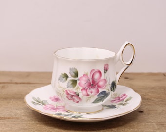 Elizabethan - Pink Floral - Fine Bone China - Cup & Saucer Set