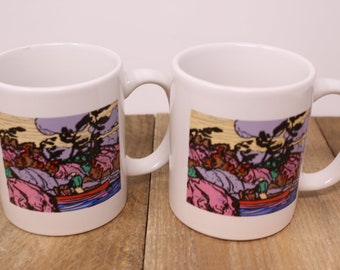 2  Ceramic Mugs - The Group of  Seven - 75