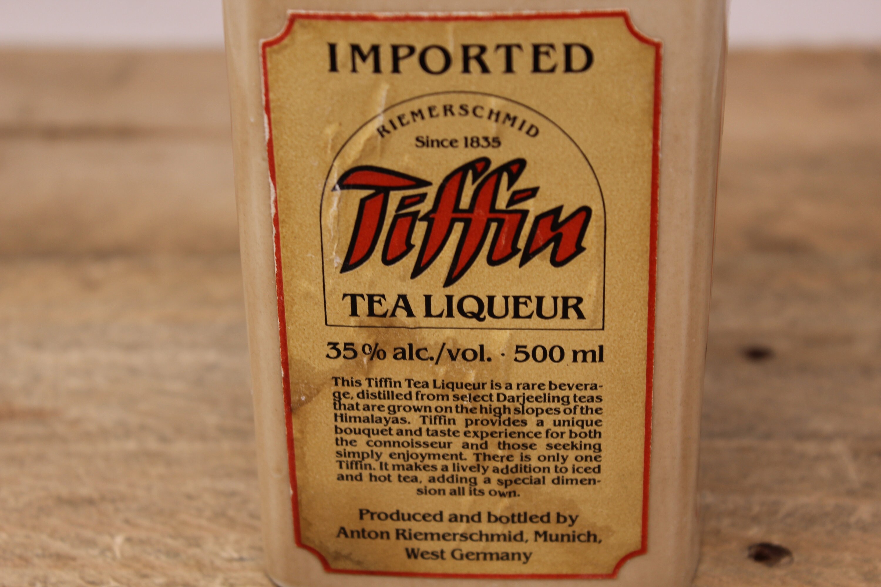 Riemerschmid Tiffin Tea Liqueur　750ml Liquor | Tiffin Tea Liqueur | Drinkun Inc.