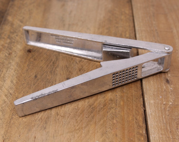 Vintage Brevettato Metal Garlic Press Made in Italy Etsy