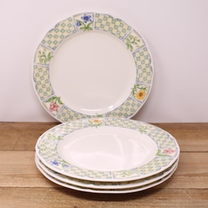 4 Vintage &quot;Sonoma Trellis&quot; Homecraft by Noritake - Dinner Plates