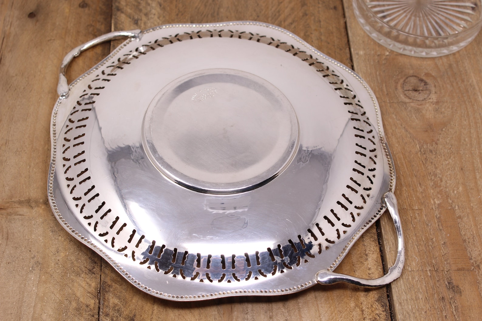 Viking Plate Handled Serving Plate With Glass Bowl Etsy Canada