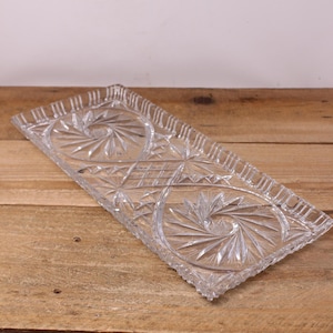 Vintage "Eleanor" by American Cut - 15" Rectangular Tray