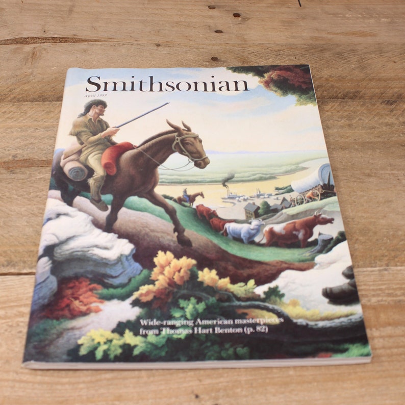 Vintage - Smithsonian Magazine - April 1989 - Etsy