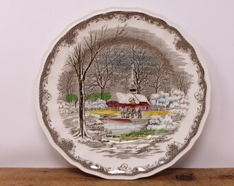 1 Vintage Shakespeare's Sonnets Dinner Plate - Kensington Staffords - Made in England