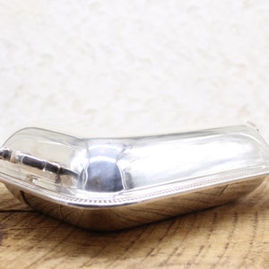 Vintage Rectangle Covered Vegetable Dish — Rogers Bros 1847 Silver Plate