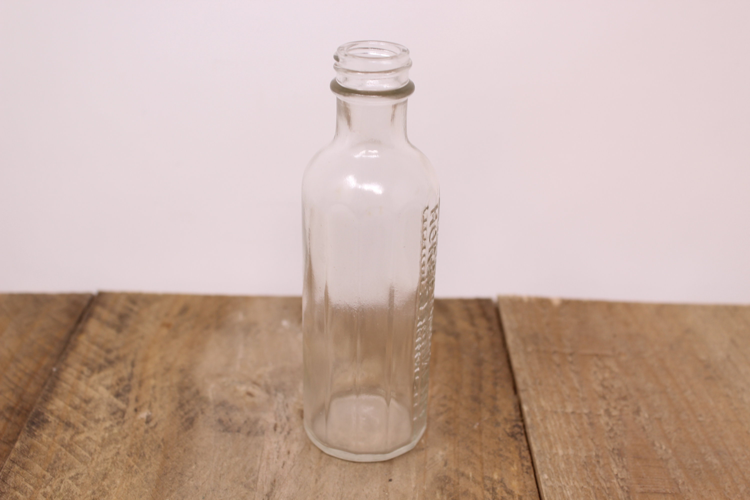 Antique 12sided Glass Bottle Woodbury's Horse Liniment Etsy Canada