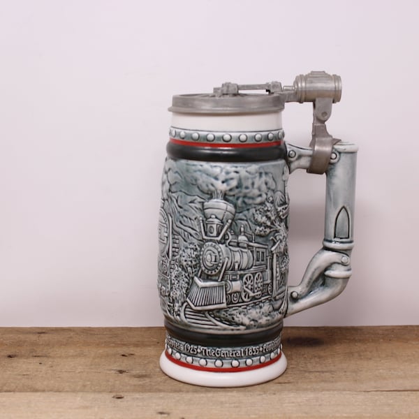 Vintage Avon Collectable Age of Sail Lidded Stein - 1978 - Brazil