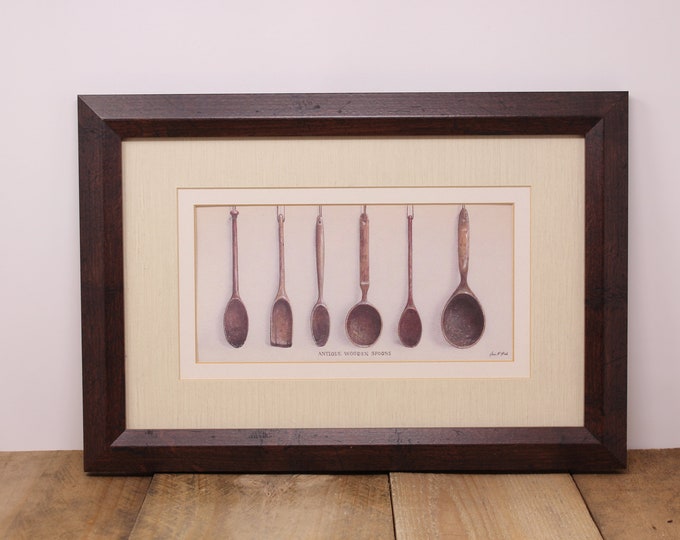 Vintage Arnie Fisk Antique Wooden Spoons Canadian Artist Etsy