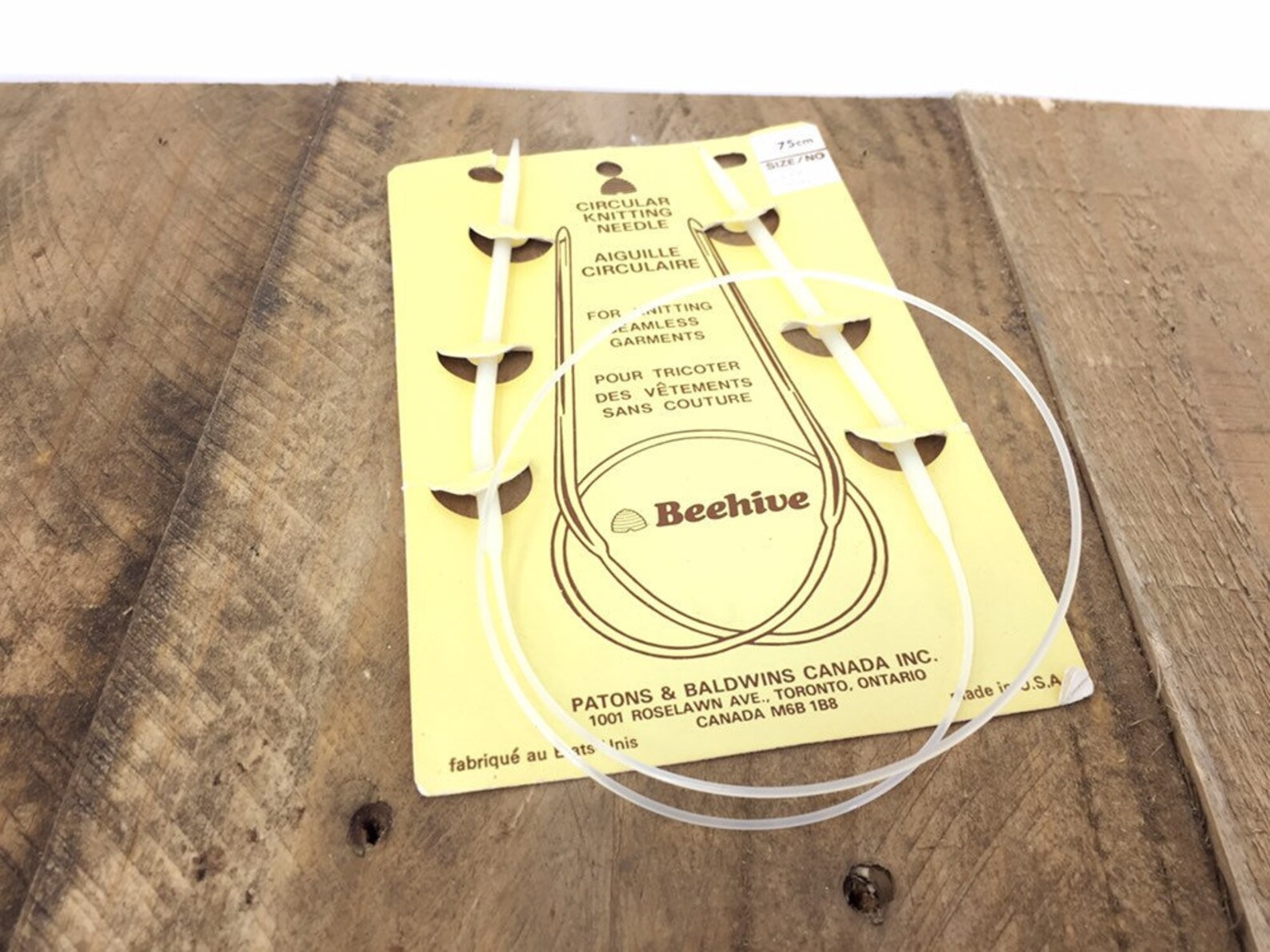 Beehive Circular Knitting Needle Size 4 Etsy