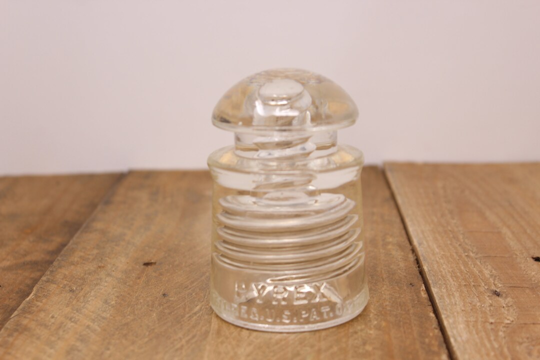 Vintage Pyrex Glass Insulator Made in U.S.A. Etsy