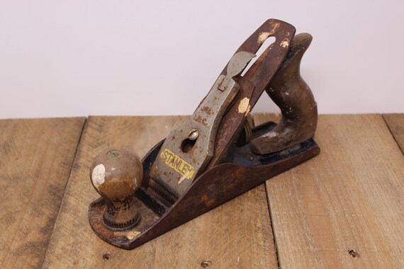 Vintage Stanley Bailey No. 4 Wood Plane 