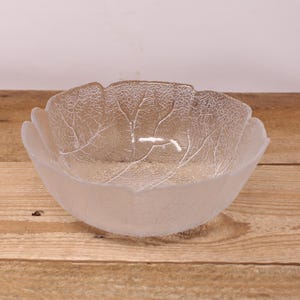 Vintage Arcoroc Aspen Clear 7&quot; Bowls - France