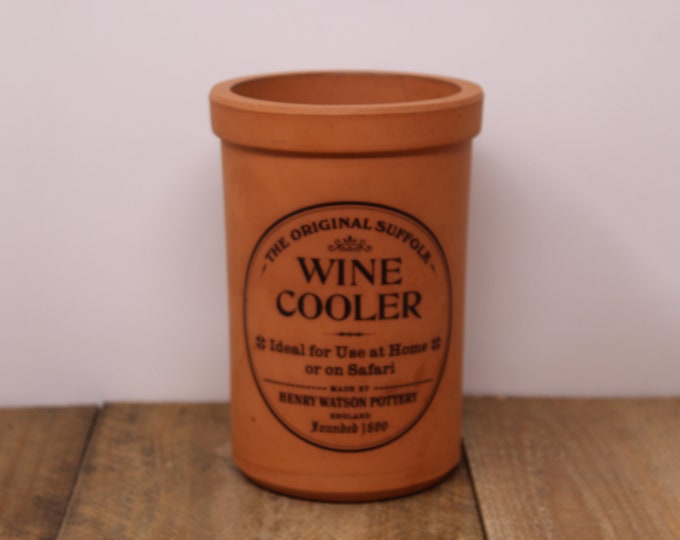 The Original Suffolk Wine Cooler Terra Cotta Wine Chiller Made by Henry Watson Pottery England