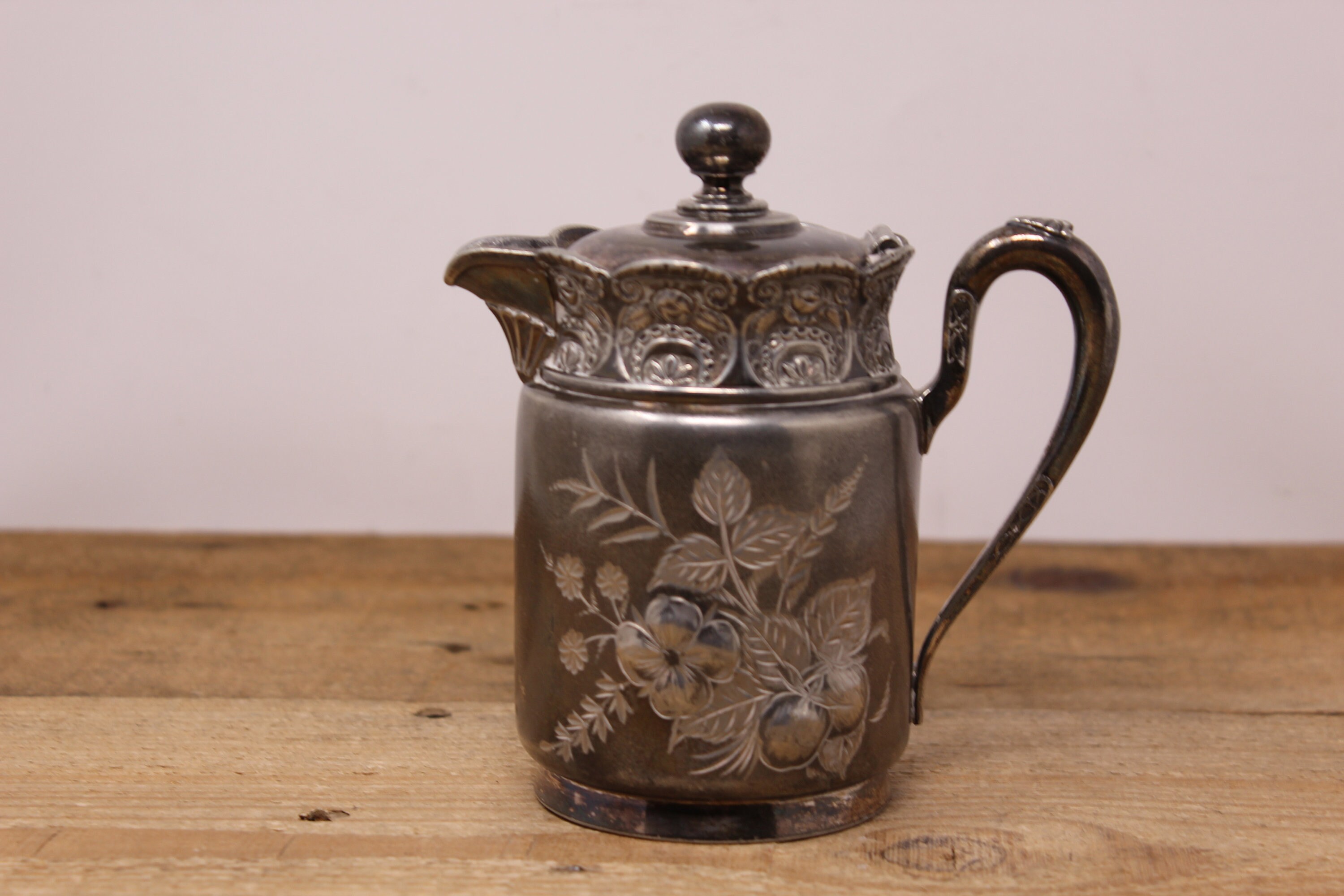 Antique Wilcox - Quadruple Plate - Silver-plate Creamer / Small