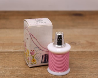 Vintage Avon Sewing Notions with Moonwind Cologne - Almost Full