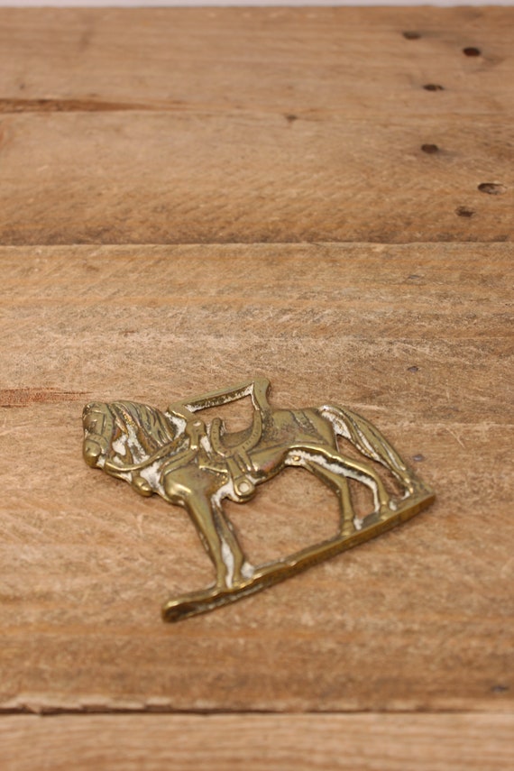 Médaillon Ancien Pour Harnais De Cheval - Décoration équestre Vintage - Occasion