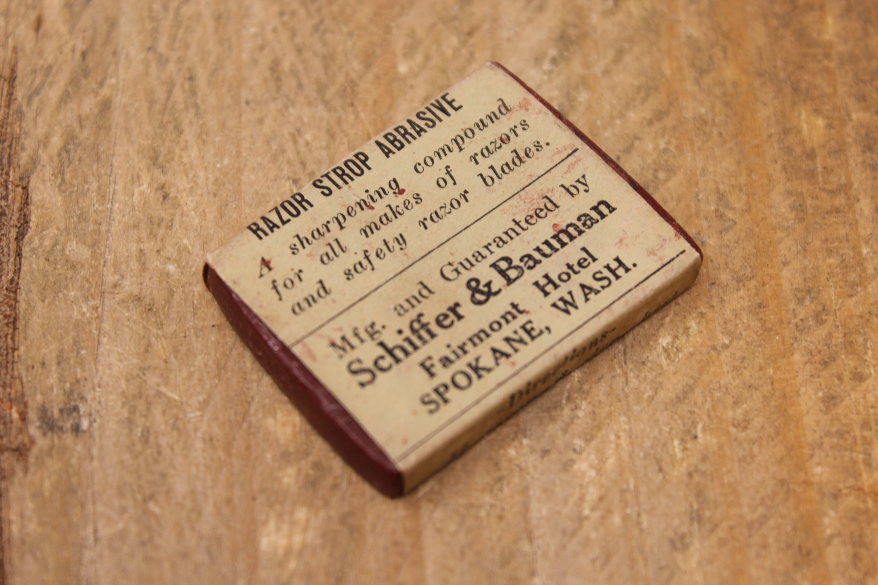 Vintage Everready Razor Strop Abrasive Compound Etsy