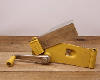 Vintage Mustard Yellow Colored Swing-Away Wall Mounted Can Opener