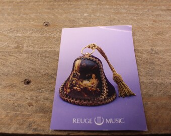 Vintage Reuge Musical Christmas Bell - Switzerland - Iris Gloria