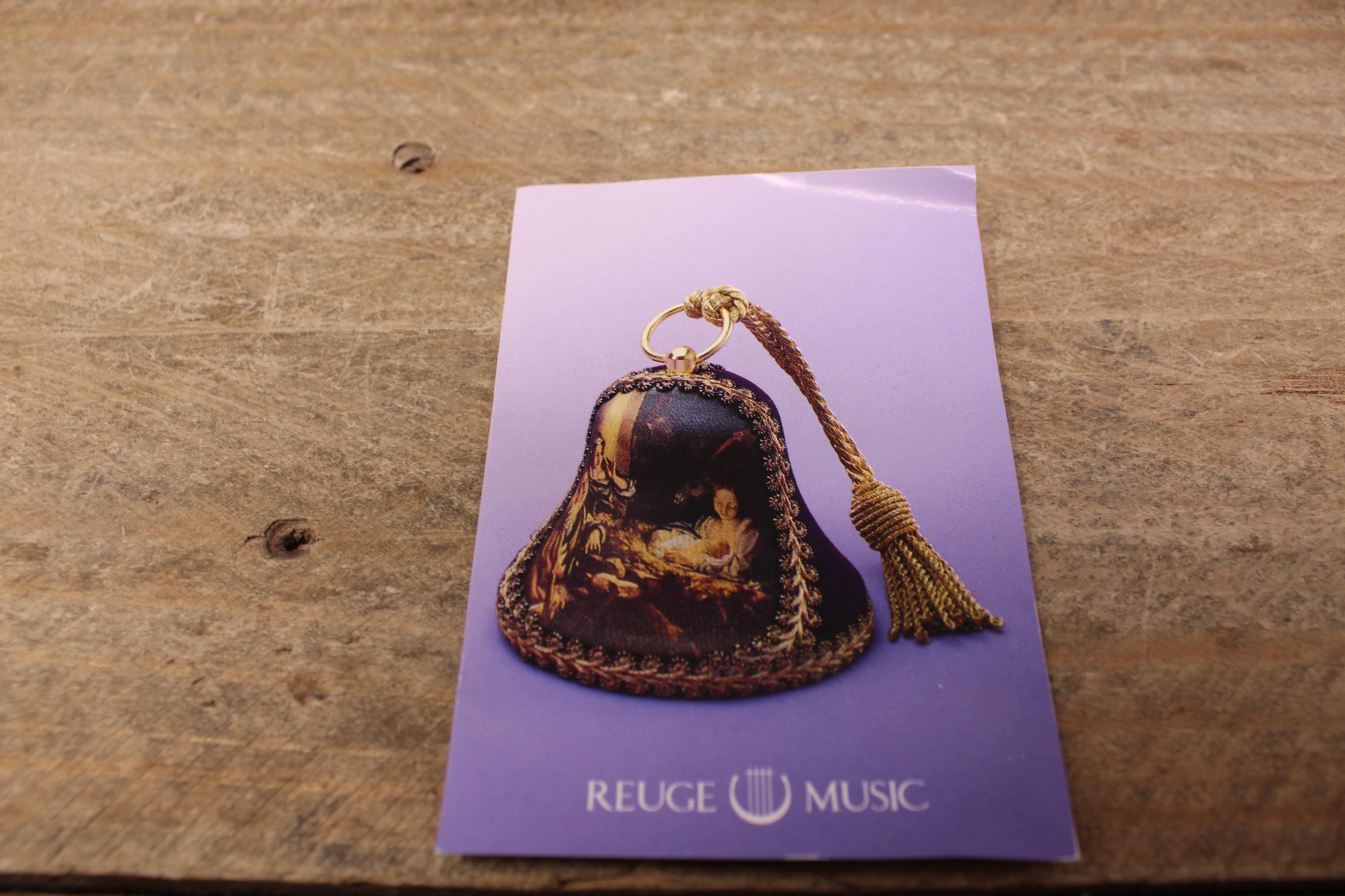 Vintage Reuge Musical Christmas Bell - Switzerland - Iris Gloria