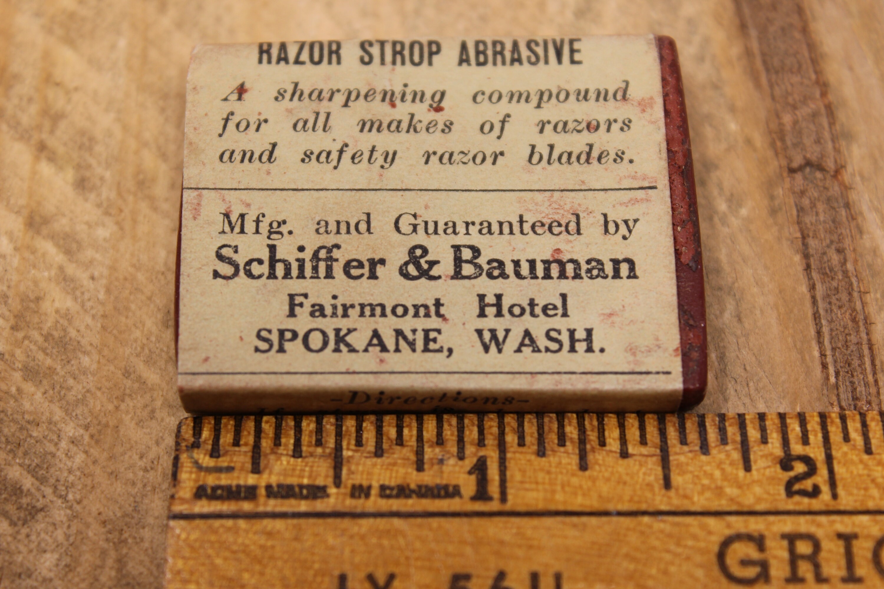 Vintage Everready Razor Strop Abrasive Compound Etsy